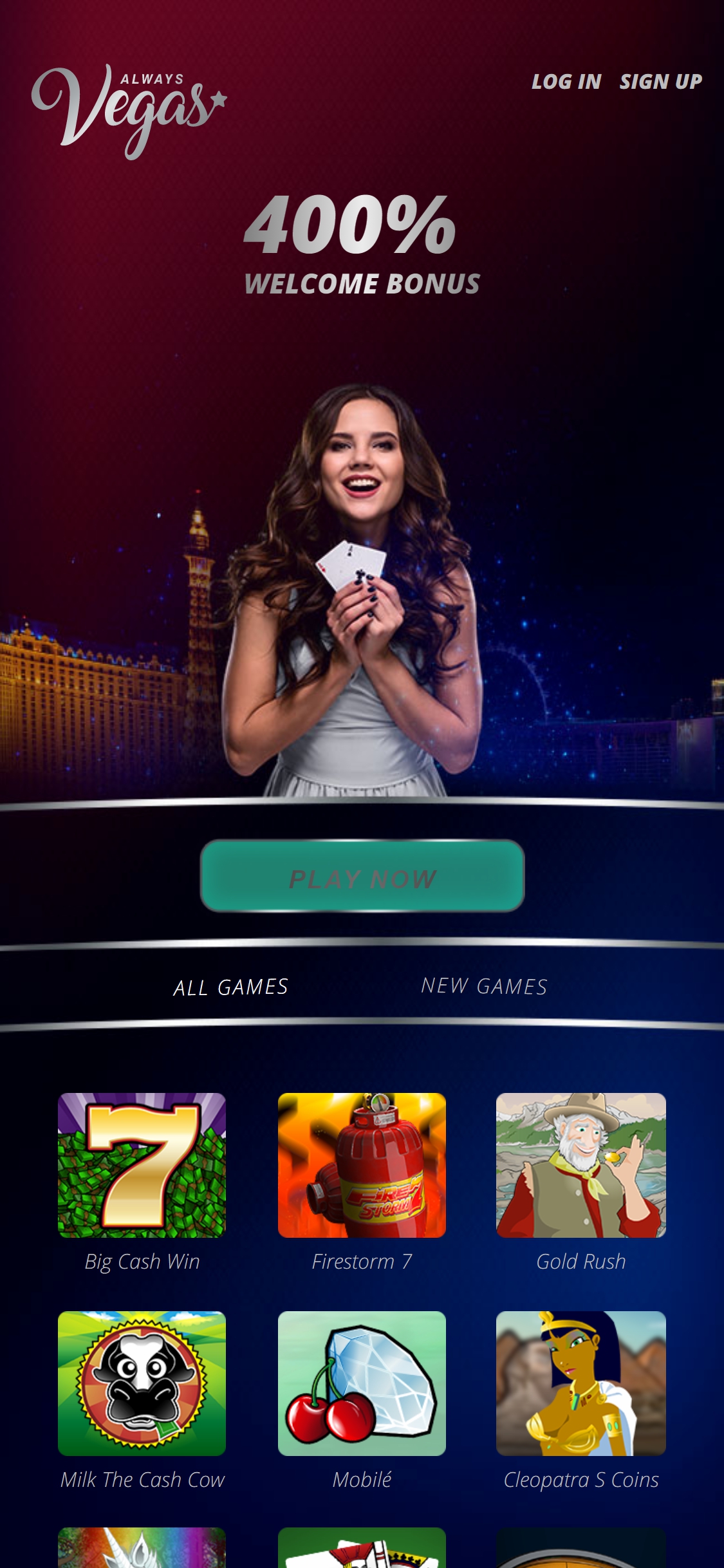 Always Vegas Casino Mobile Review