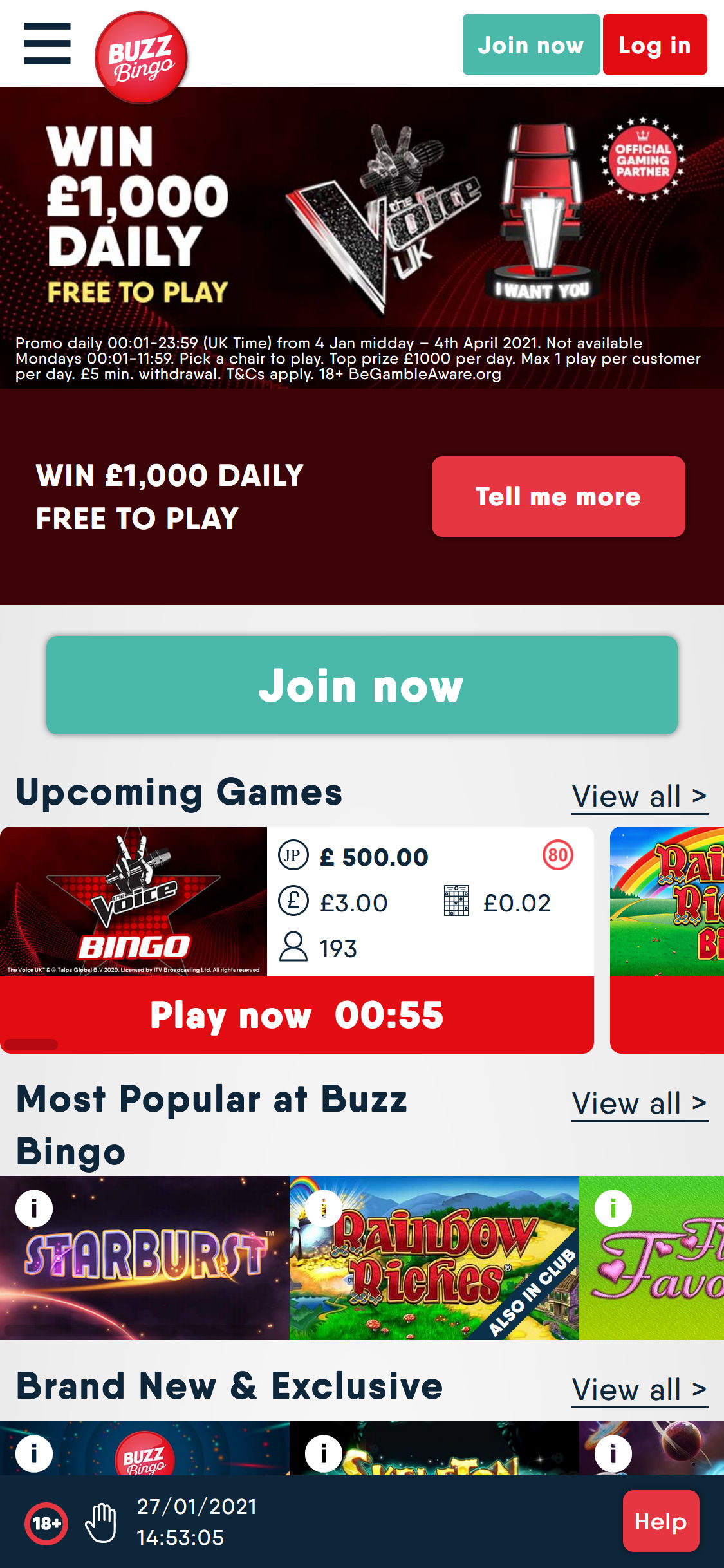 Buzz Bingo Casino Mobile Review