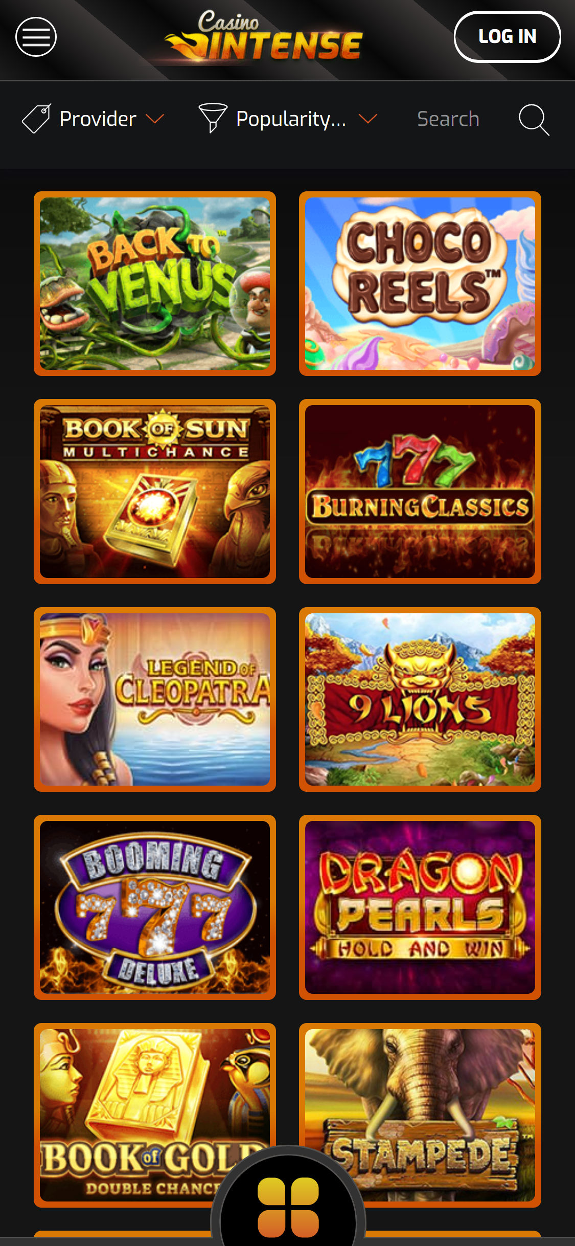 Casino Intense Mobile Games Review