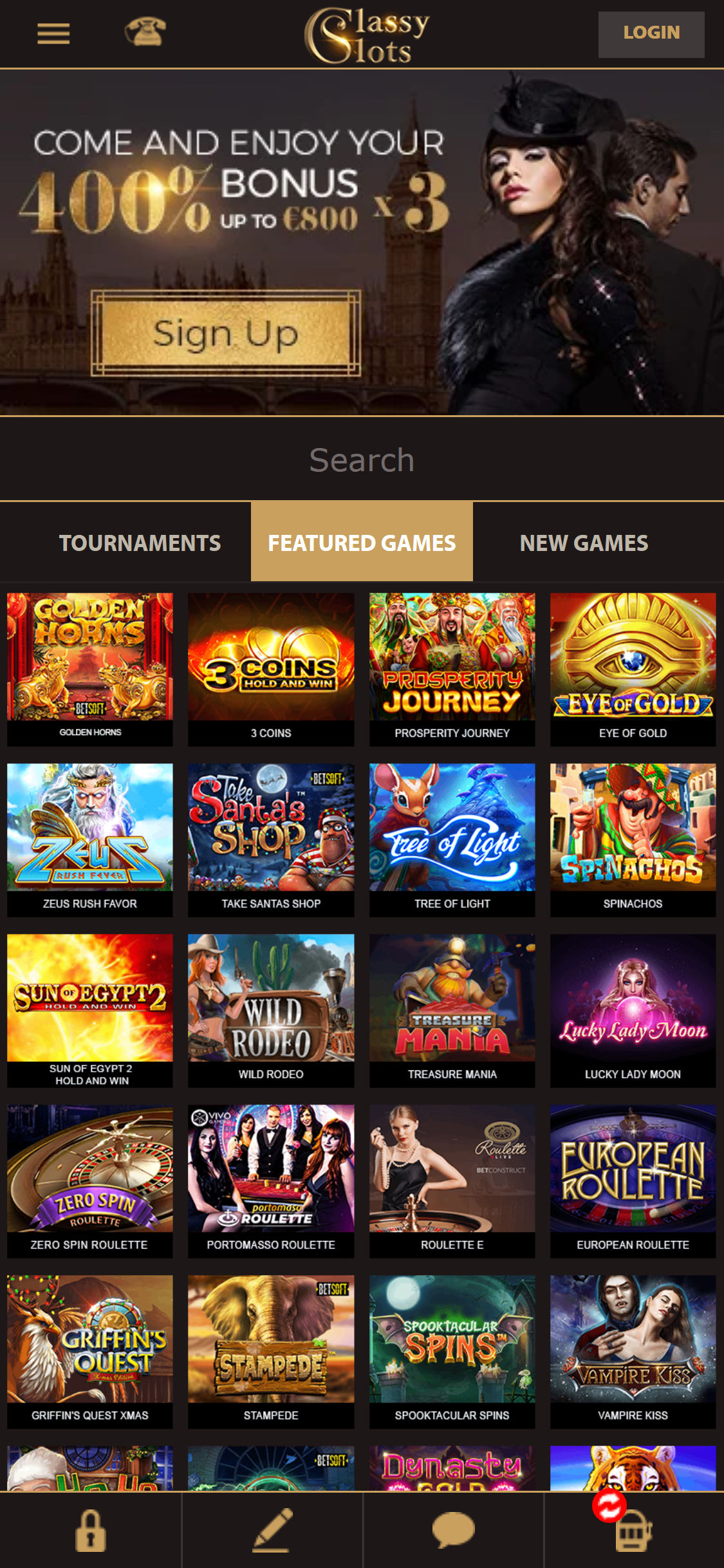 Classy Slots Casino Mobile Review
