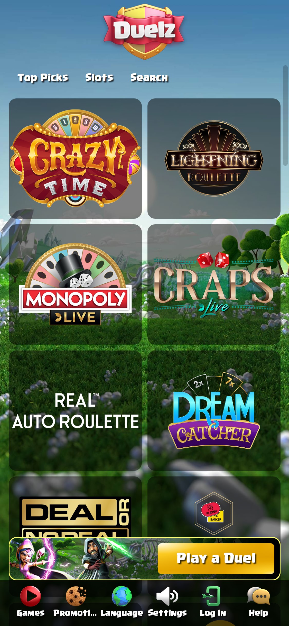 Duelz Casino Mobile Live Dealer Games Review