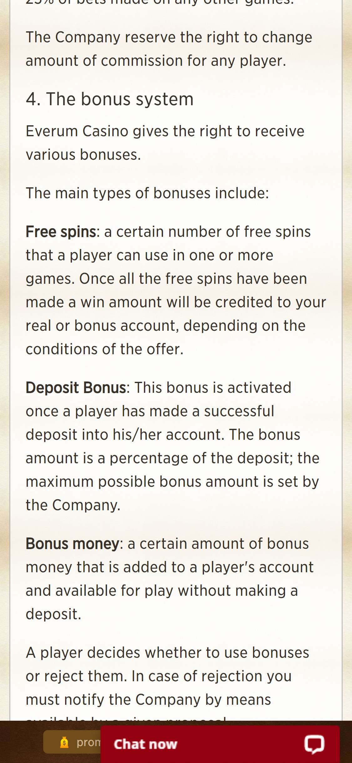 Everum Casino Mobile No Deposit Bonus Review