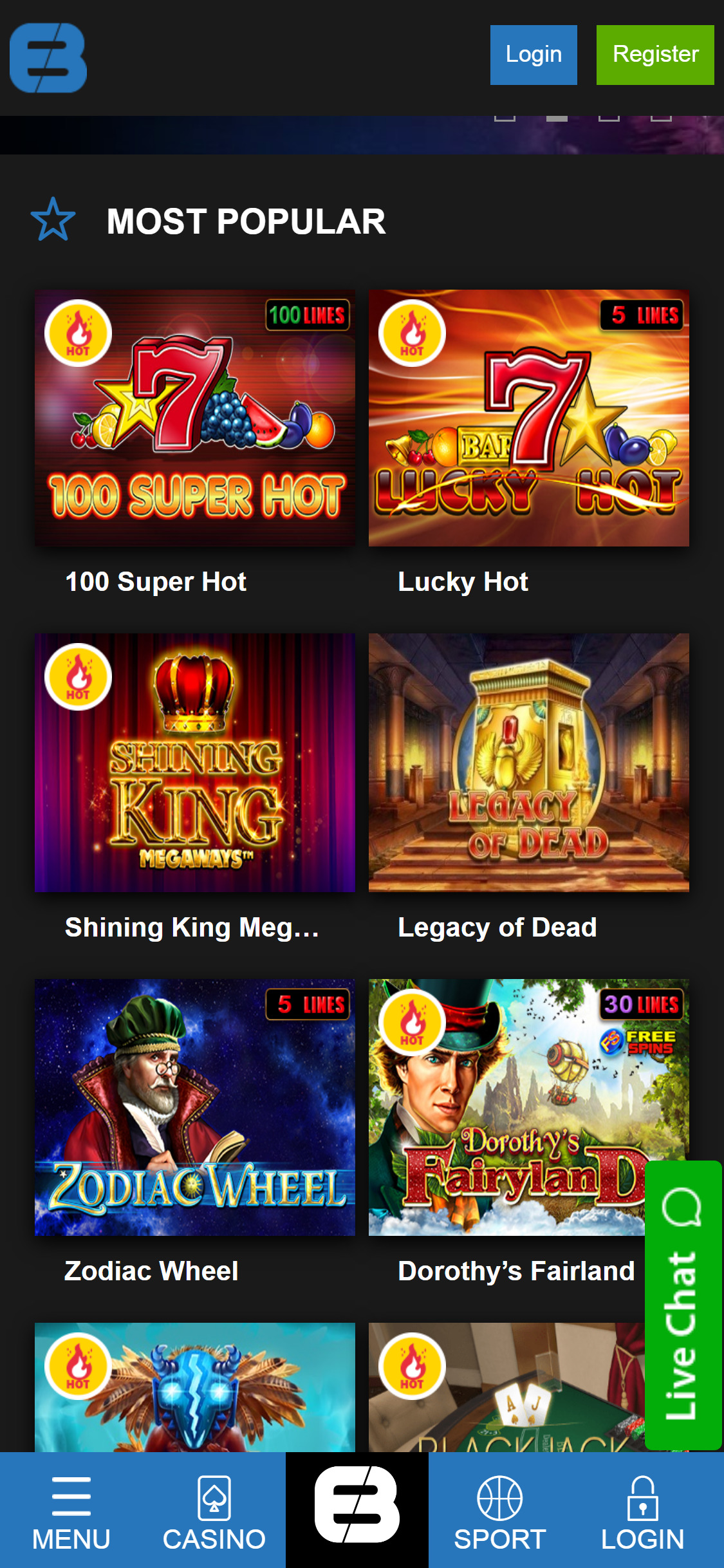ExclusiveBet Casino Mobile Games Review