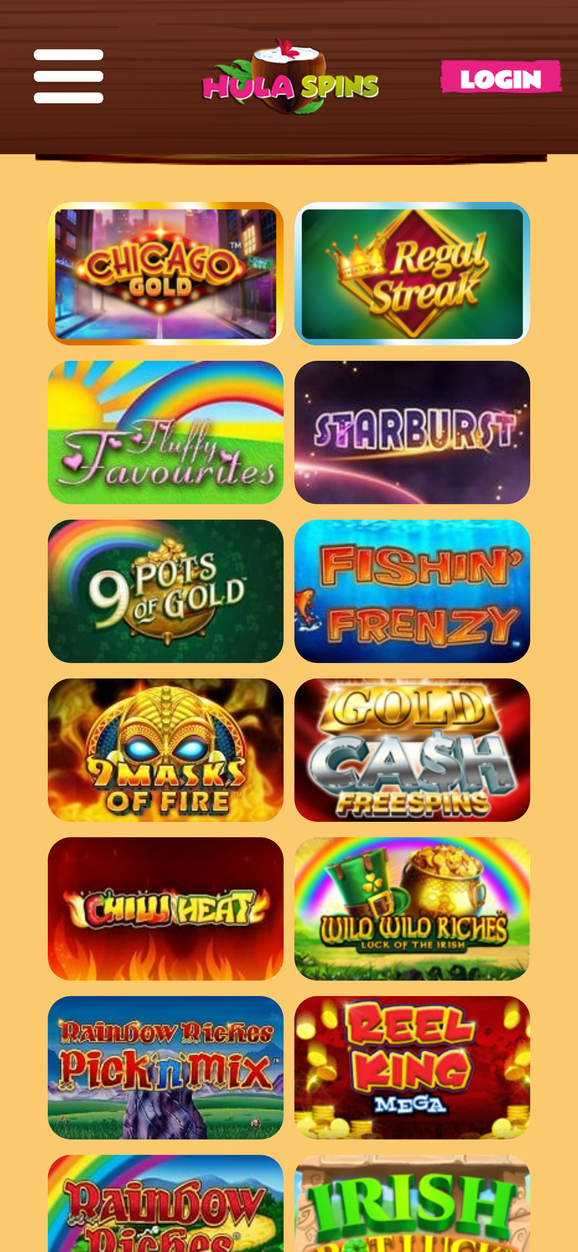 Hula Spins Casino Mobile Games Review