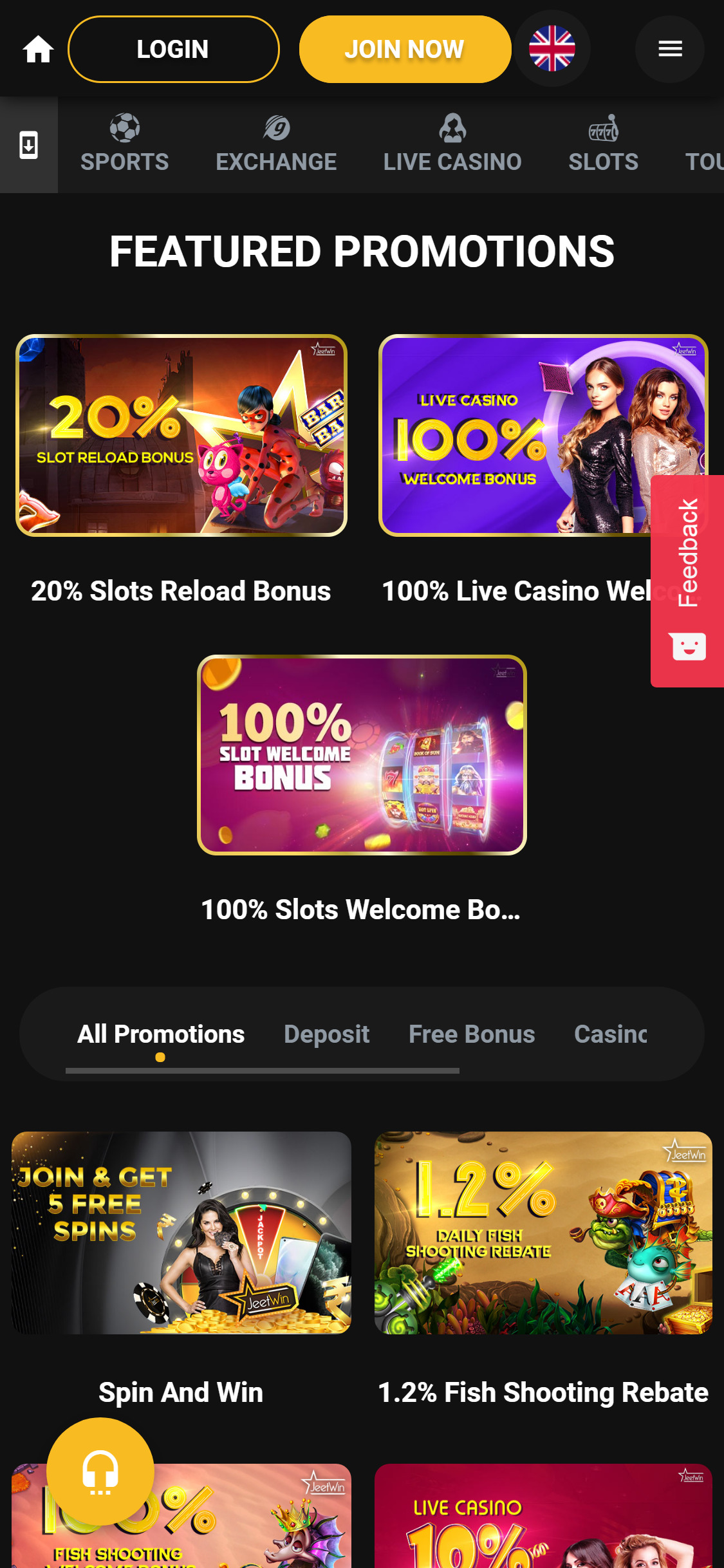JeetWin Casino Mobile No Deposit Bonus Review