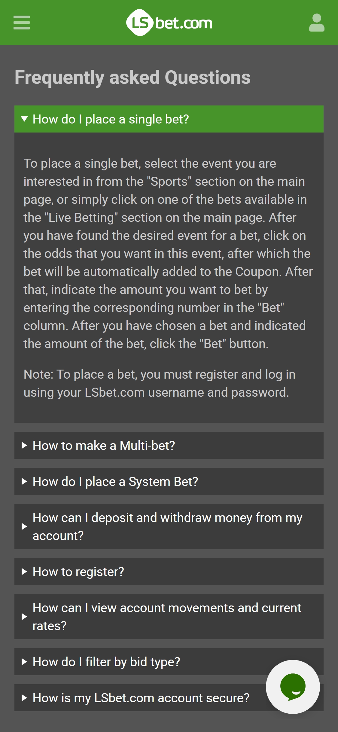 LS Bet Casino Mobile Support Review