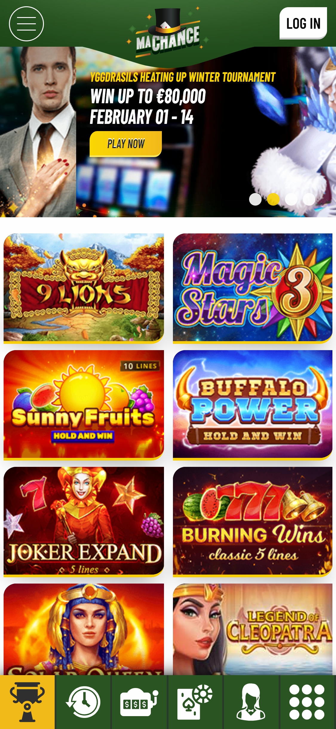 MaChance Casino Mobile Review
