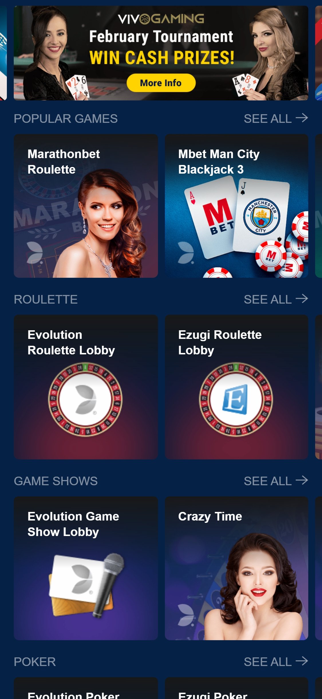 Marathon Bet Casino Mobile Live Dealer Games Review