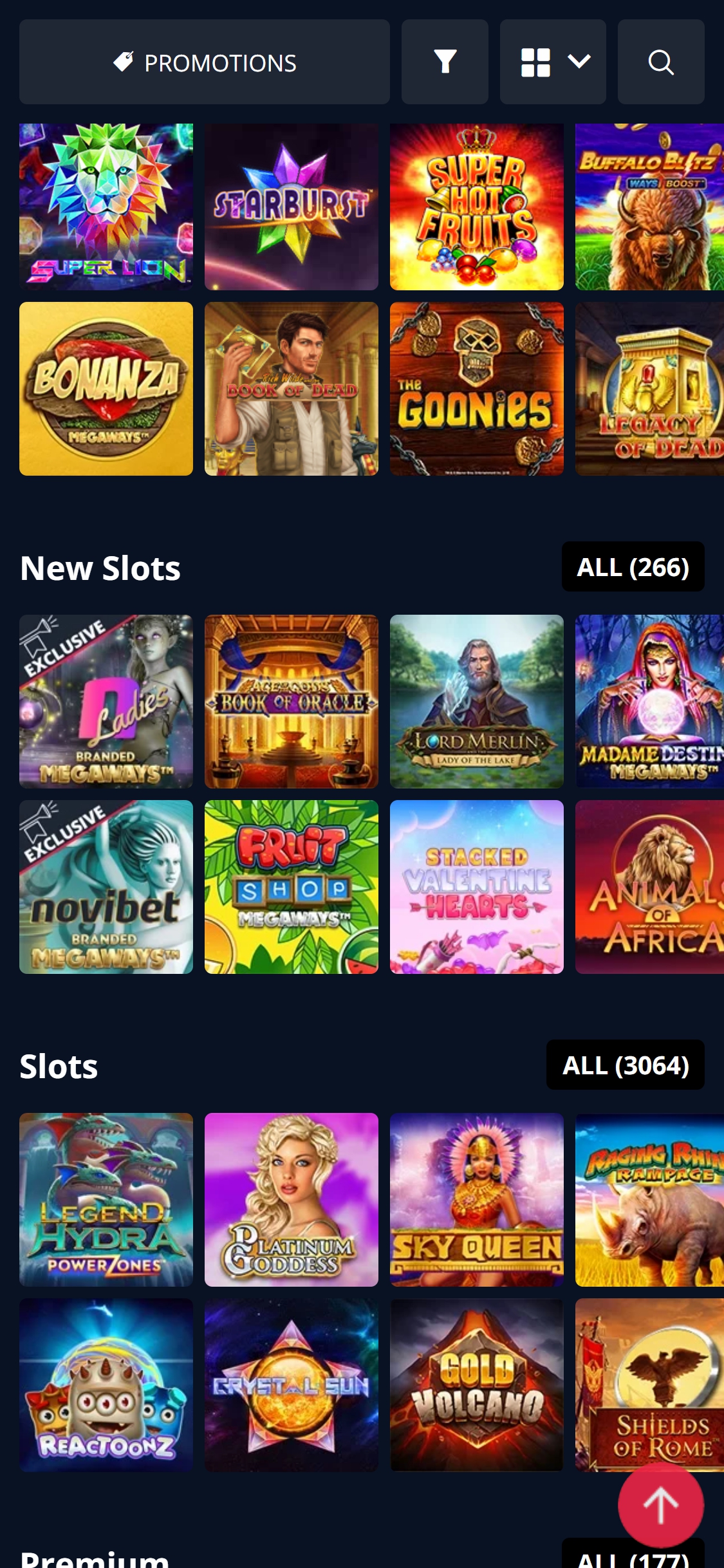Novibet Casino Mobile Games Review