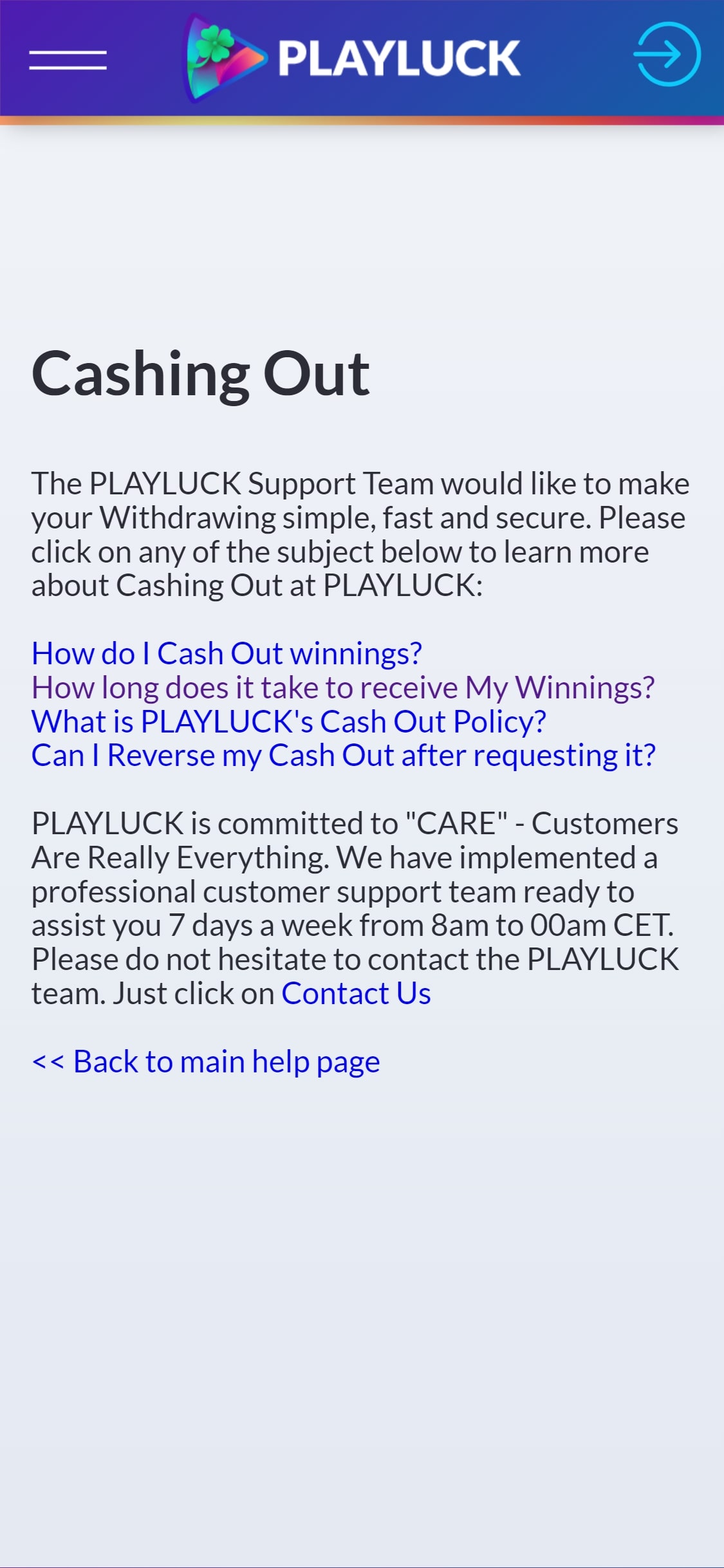Playluck Casino Mobile Payment Methods Review