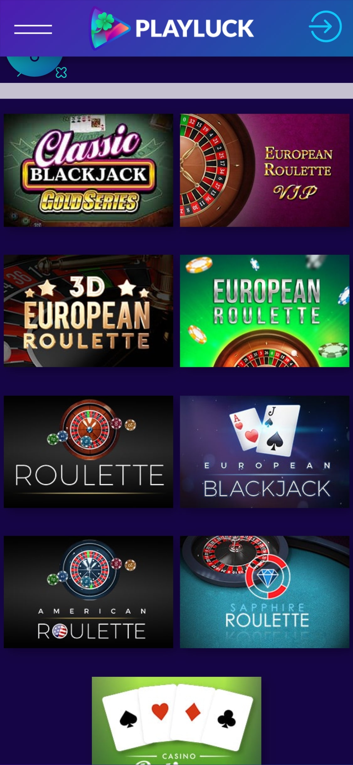 Playluck Casino Mobile Live Dealer Games Review