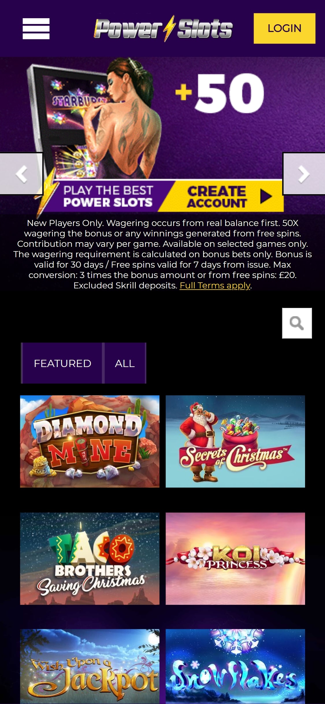 Power Slots Casino Mobile Review