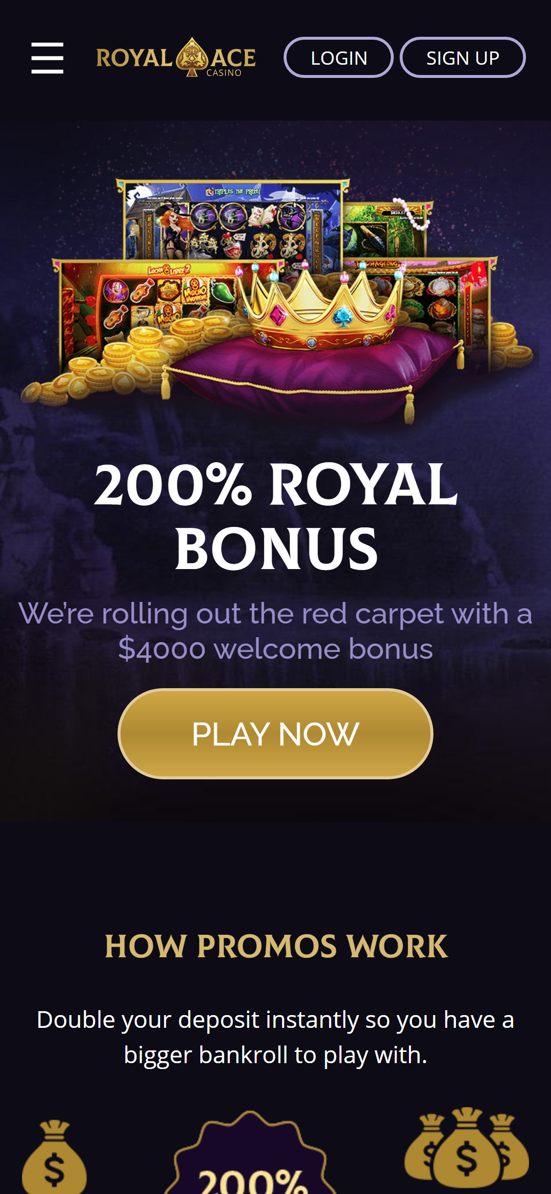 Royal Ace Casino Mobile No Deposit Bonus Review