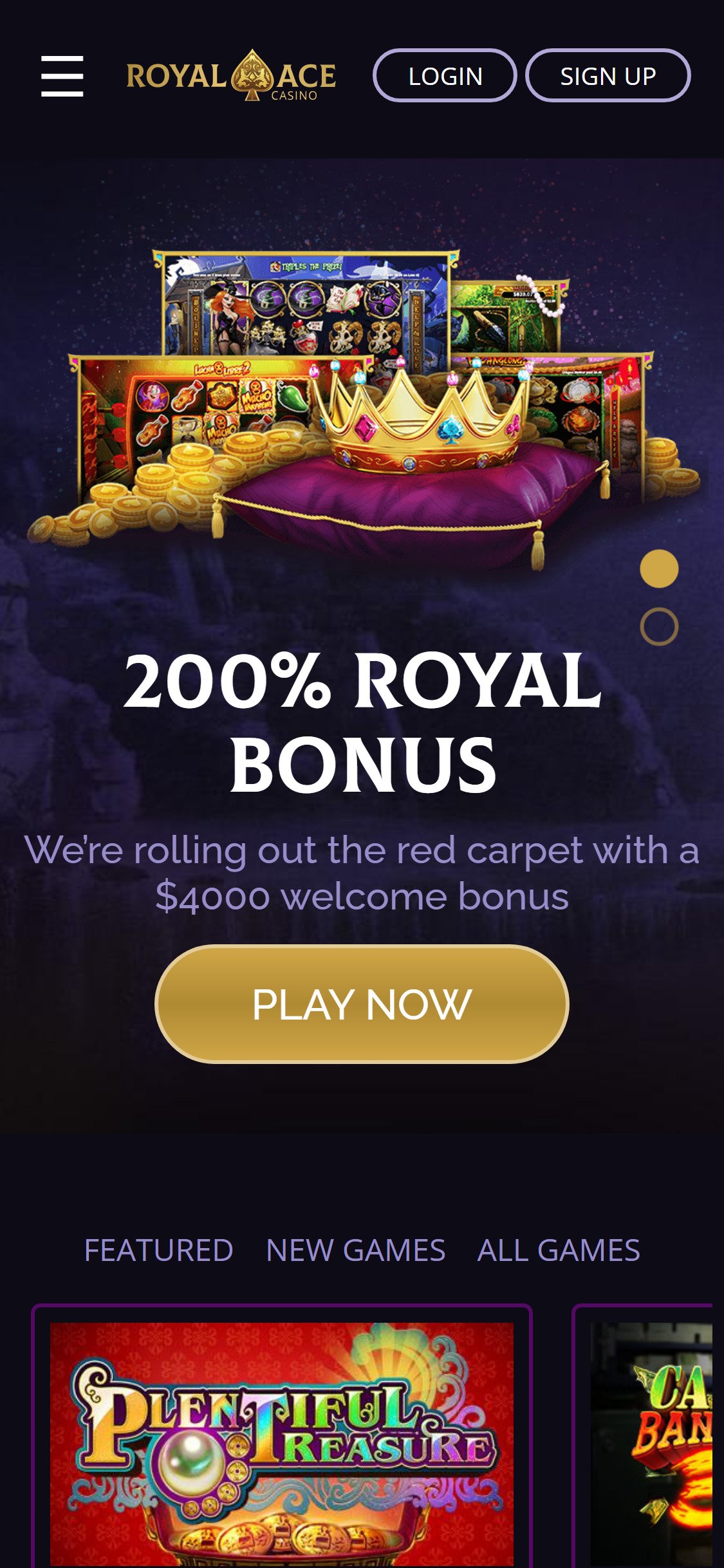 Royal Ace Casino Mobile Review