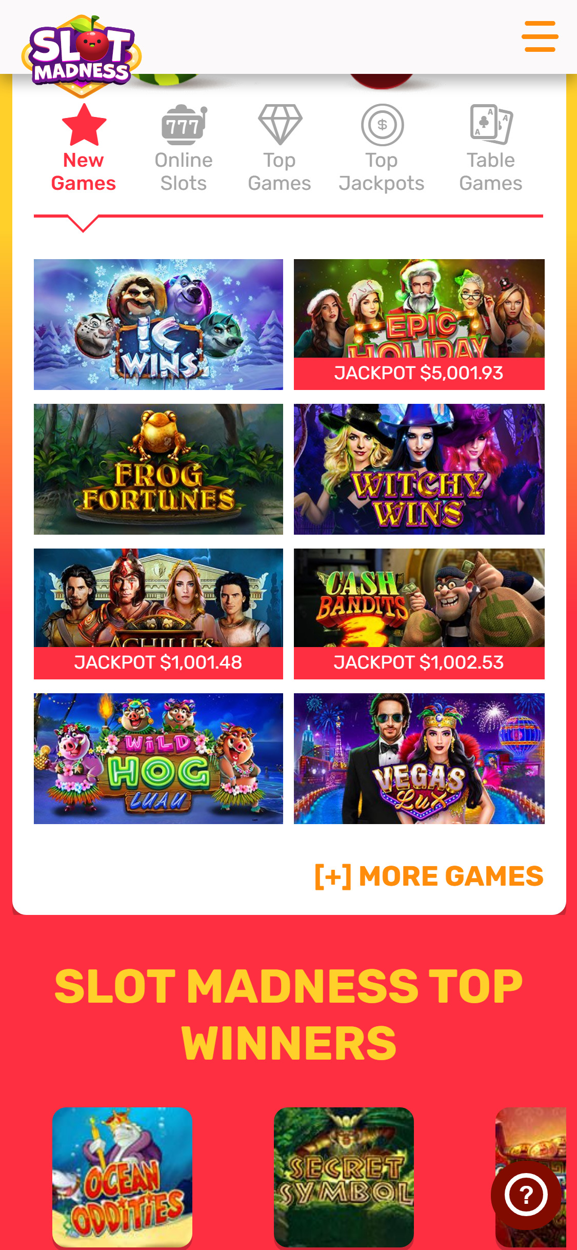 Slot Madness Casino Mobile Games Review