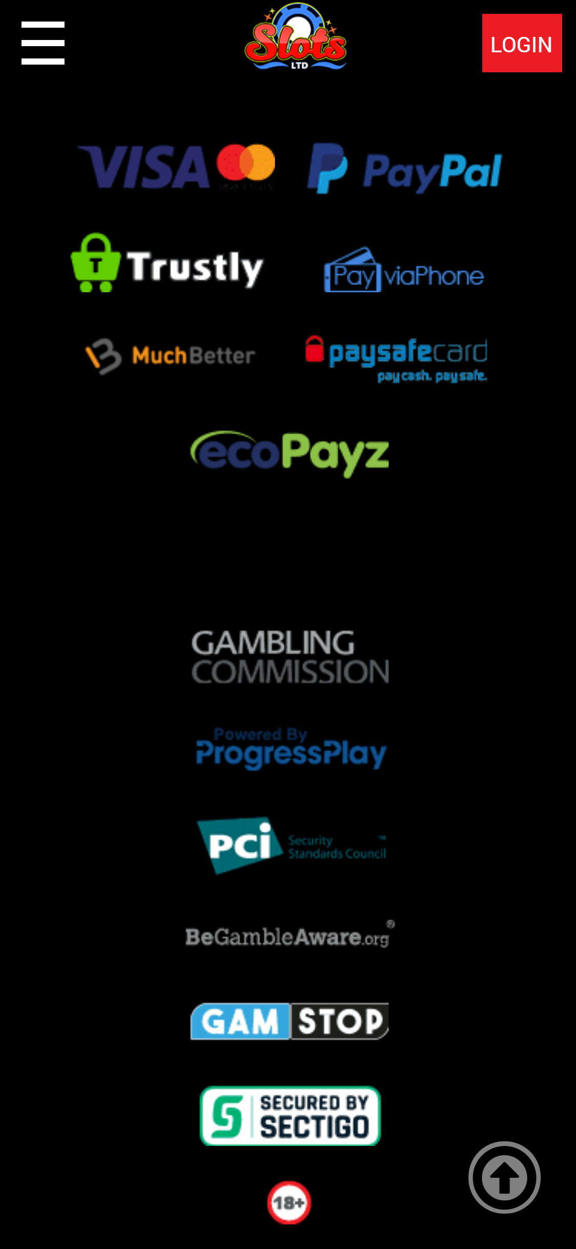 Slots Ltd Casino Mobile Payment Methods Review