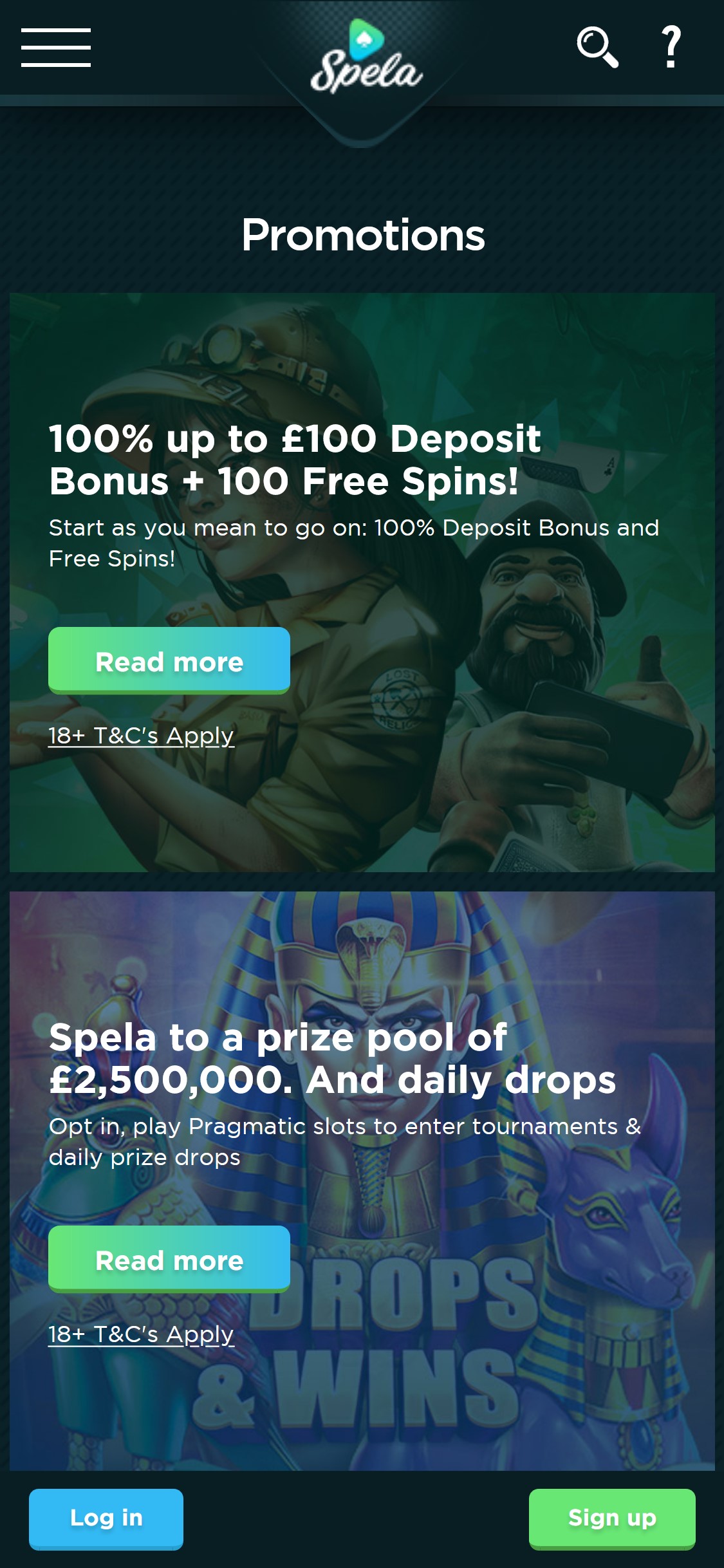 Spela Casino Mobile No Deposit Bonus Review
