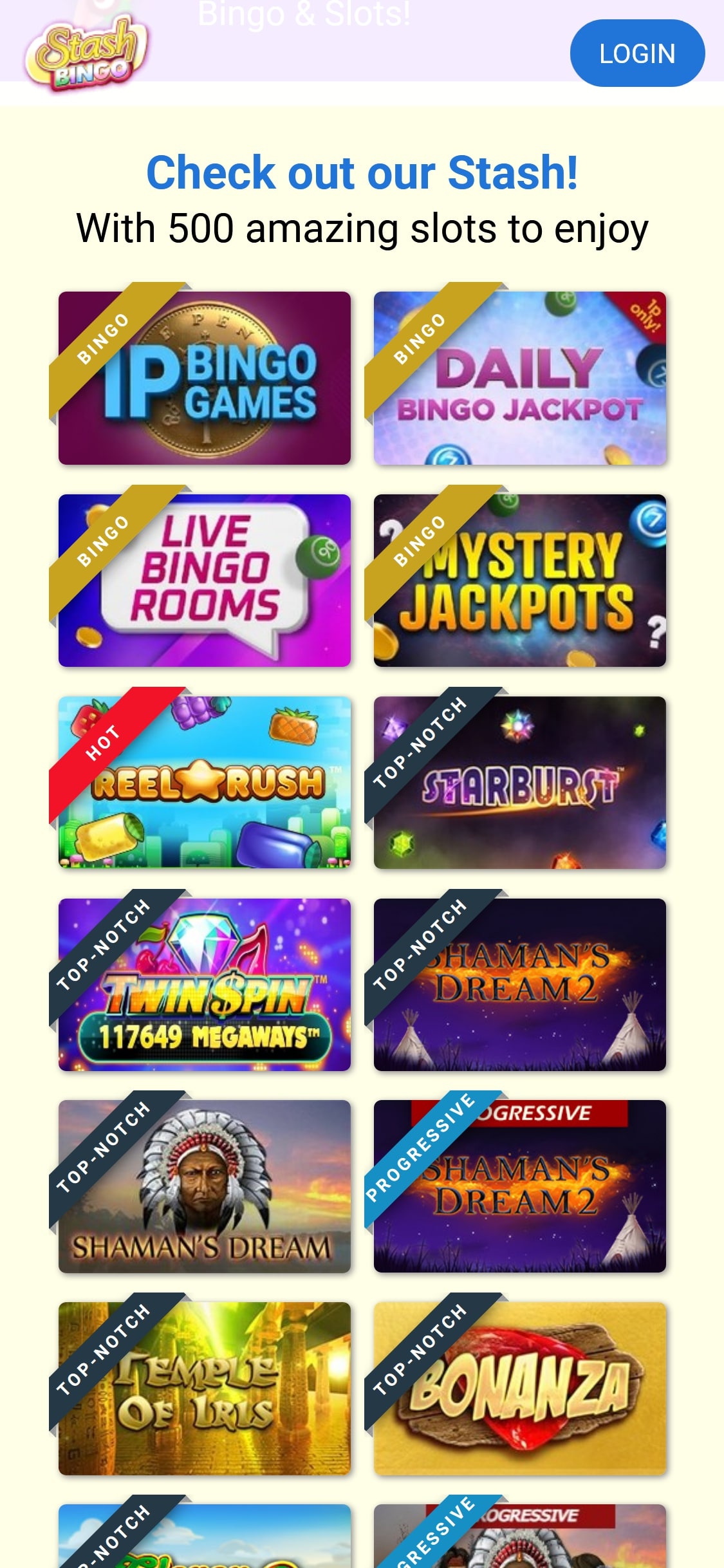 Stash Bingo Casino Mobile Games Review
