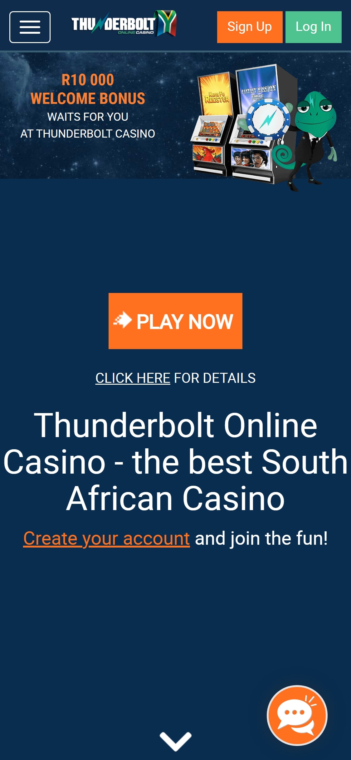 Thunderbolt Casino Mobile Review