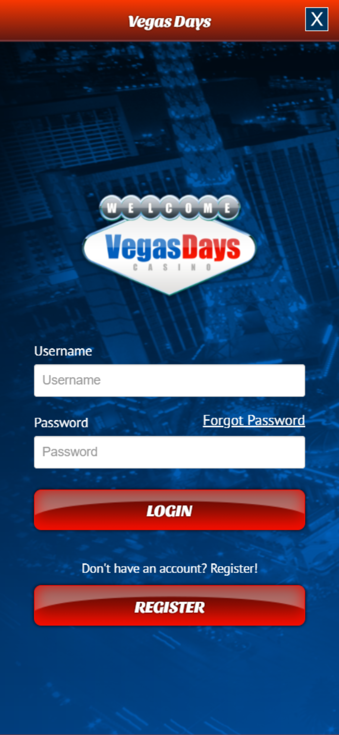 Vegas Days Casino Mobile Login Review