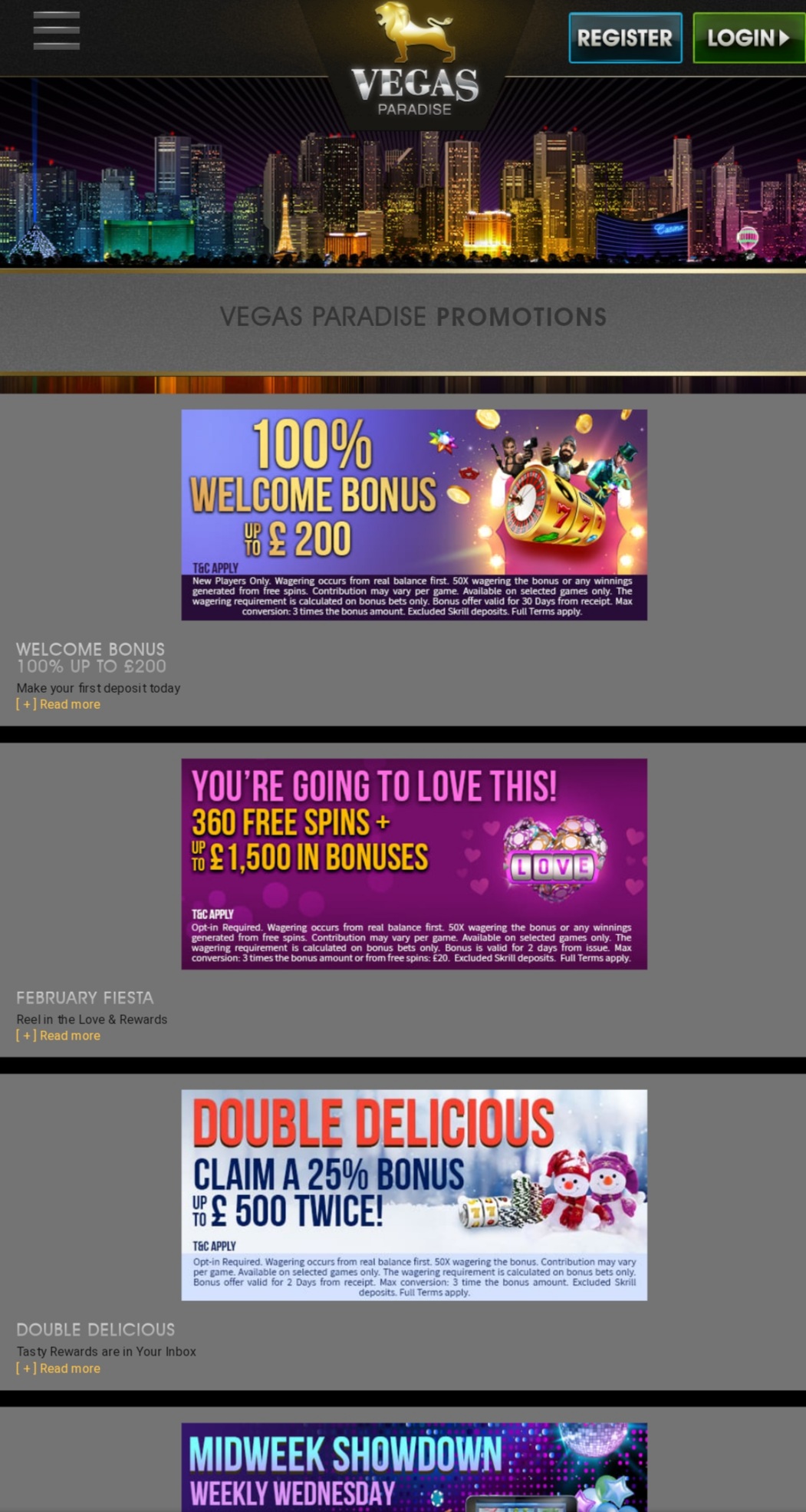 VegasParadise Casino Mobile No Deposit Bonus Review
