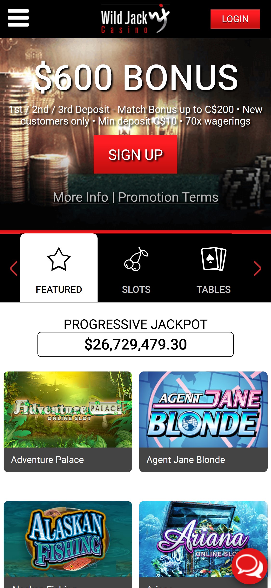 Wild Jack Casino Mobile Review