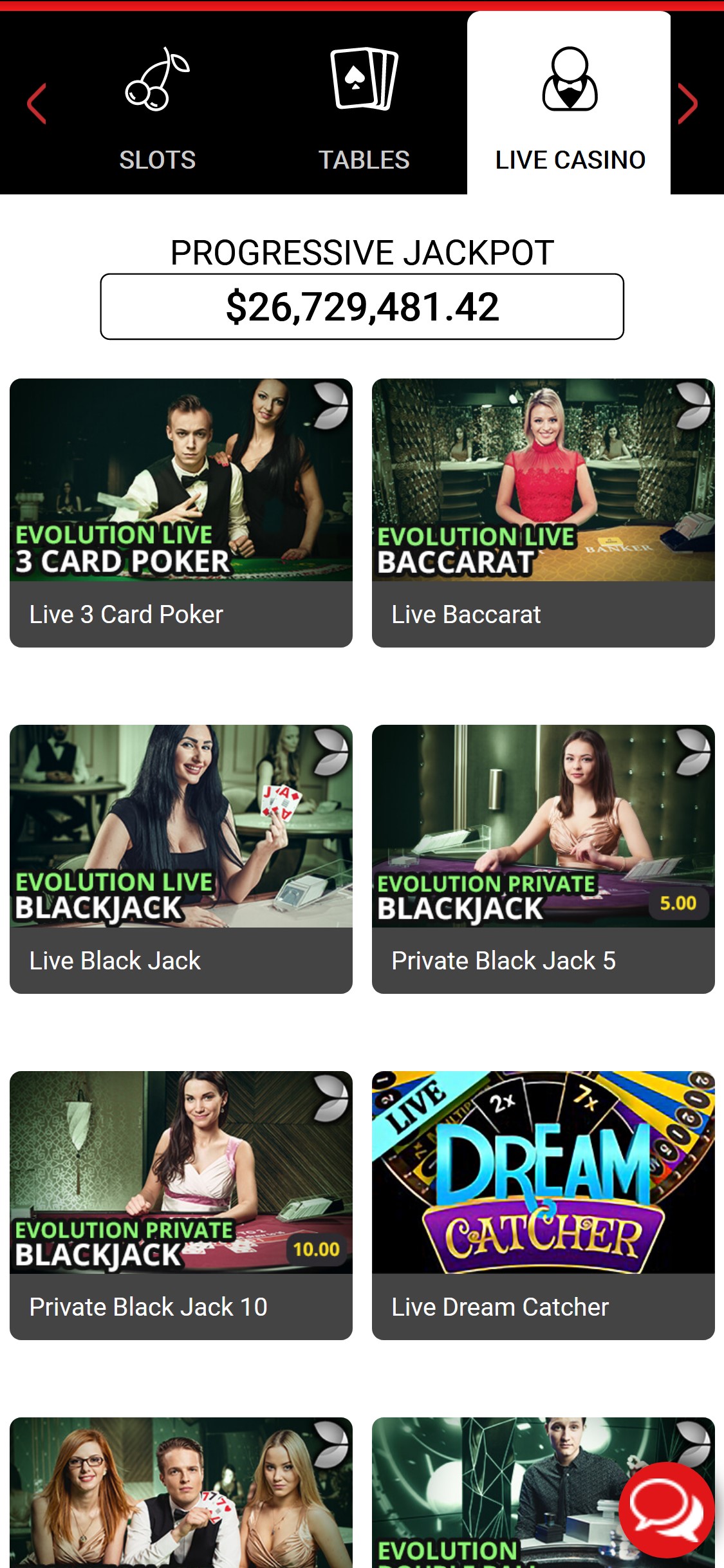 Wild Jack Casino Mobile Live Dealer Games Review