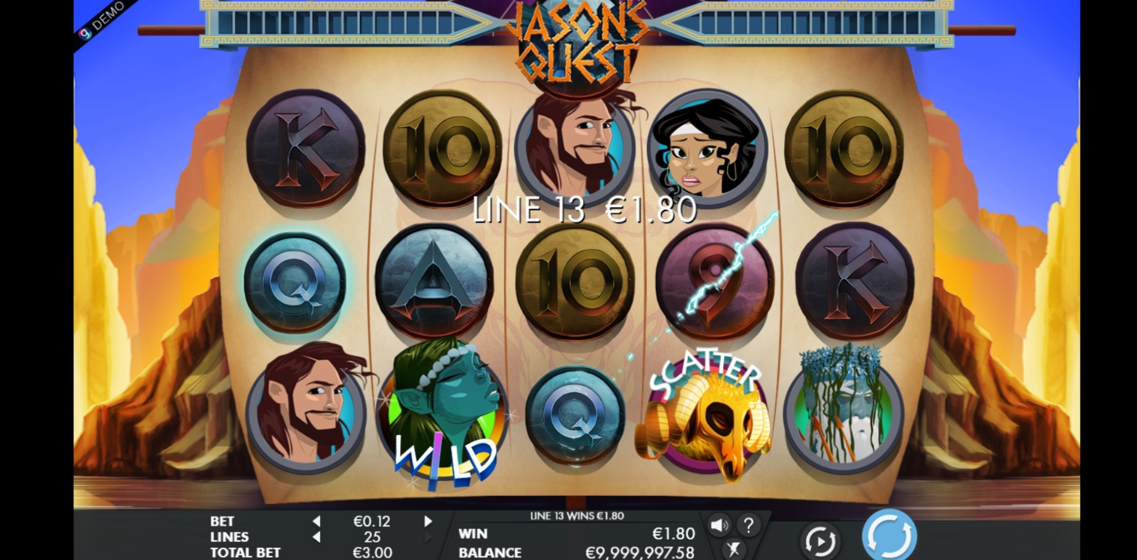 Win Money in Jason's Quest Free Slot Game by Genesis Gaming