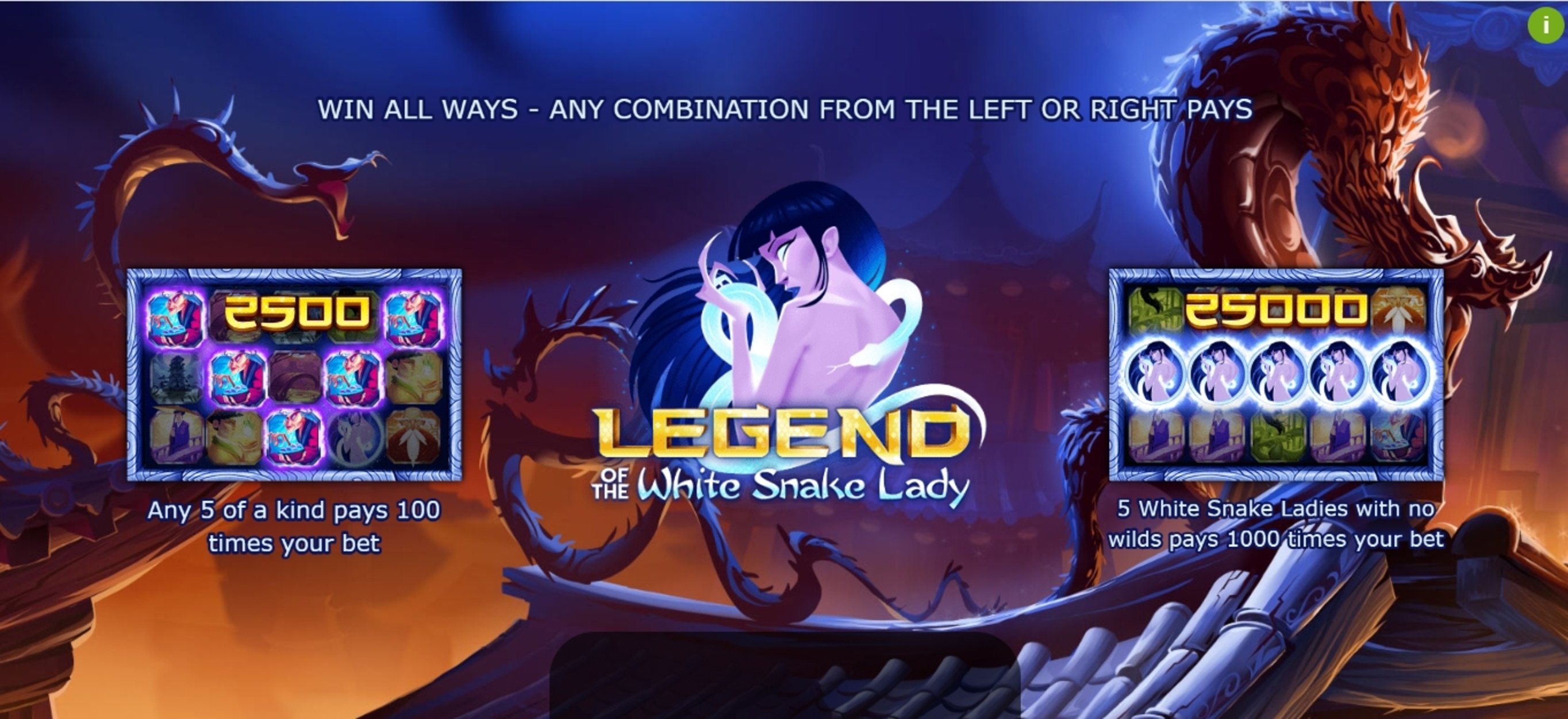 Play Legend of the White Snake Lady Free Casino Slot Game by Yggdrasil Gaming