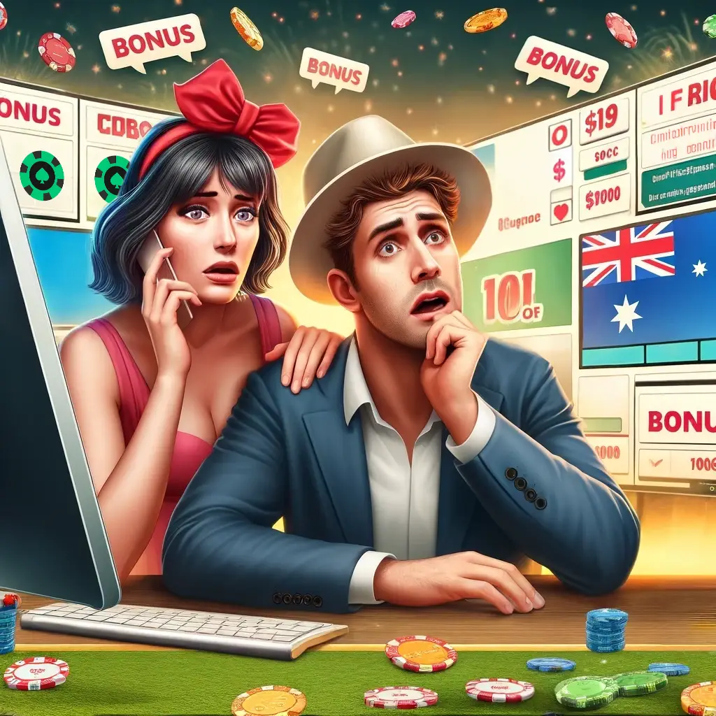 Australian couple is tiered of searching best casino bonus codes