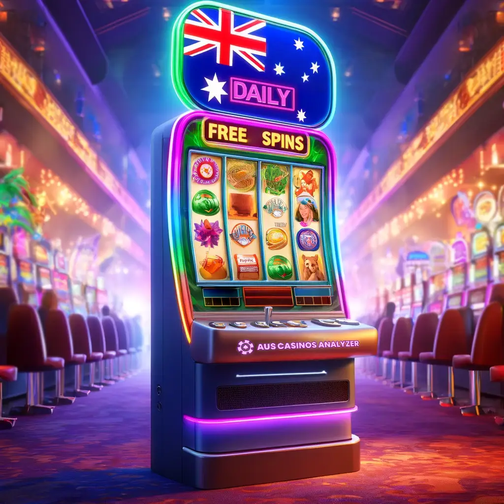 Australian pokie machine with daily free spins bonus codes