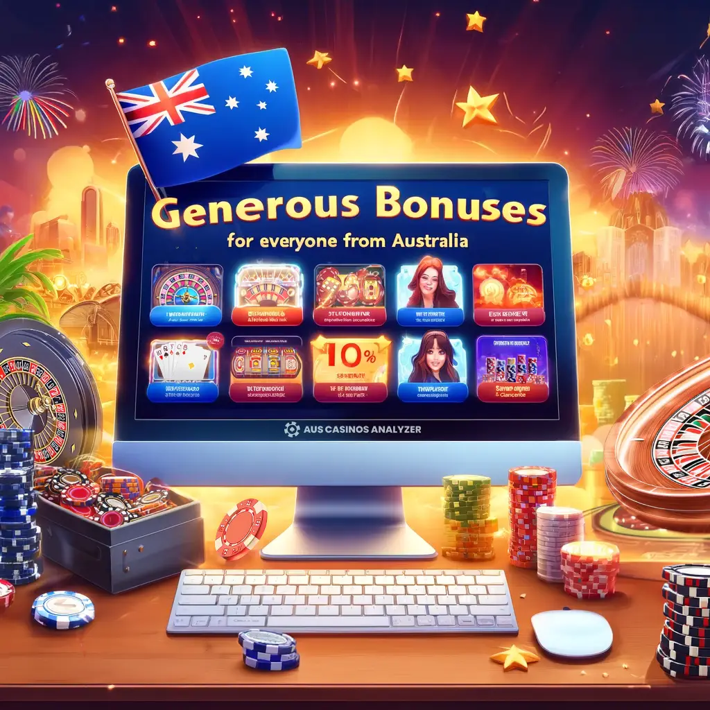 Auss Casinos Analyzer offer casino welcome bonus codes from top sites