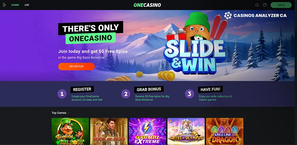 One Casino Voucher Screenshot