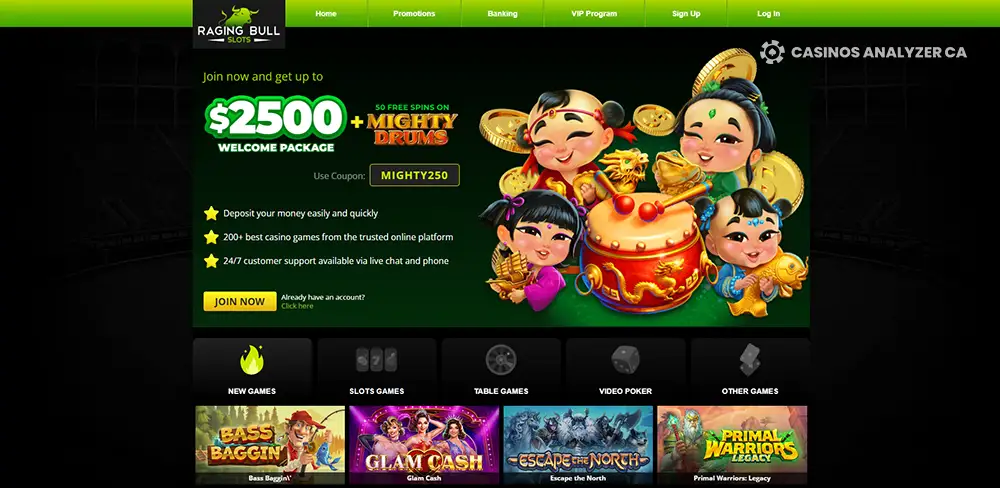 Raging Bull Casino with raging bull casino 0 no deposit bonus codes