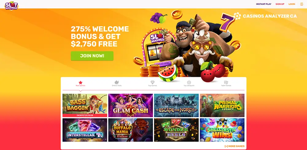 Slot Madness with slot madness no deposit bonus available