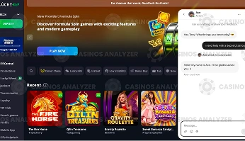 Contact customer support with typical user questions