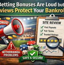 Betting bonuses are loud but reviews protect your bankroll