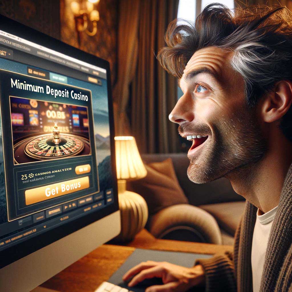 Lucky man gets minimum deposit casino from casinos analyzer