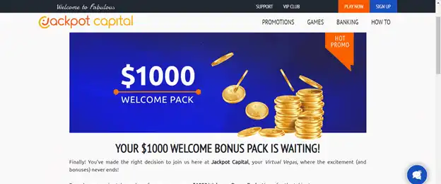 Jackpot capital bonus