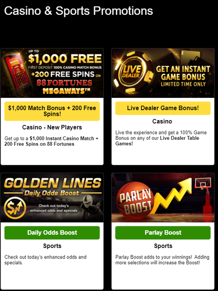 golden nugget online casino promotions