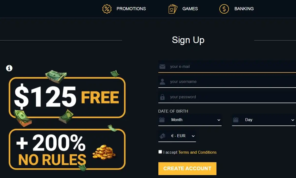 Brango Casino Game Selection