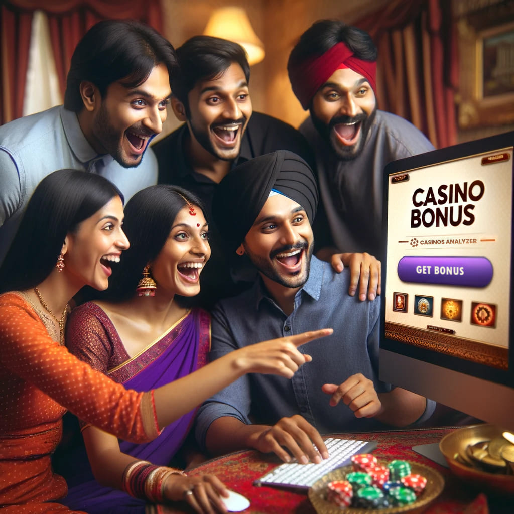 Indian lucky friends get no deposit bonus casino India from casinos analyzer