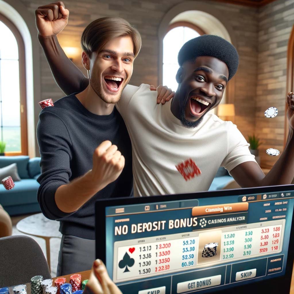 American young friends win no deposit bonus codes USA from casinos analyzer