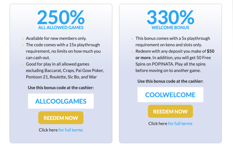 Coolcat Casino No Deposit Bonus Codes Valid Promo