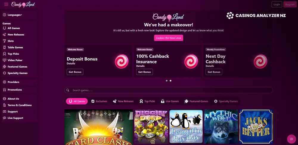 Candyland Casino Screenshot