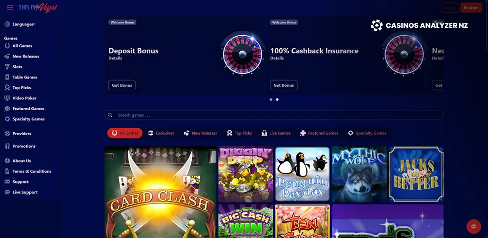 This Is Vegas No Deposit Bonus Screenshot