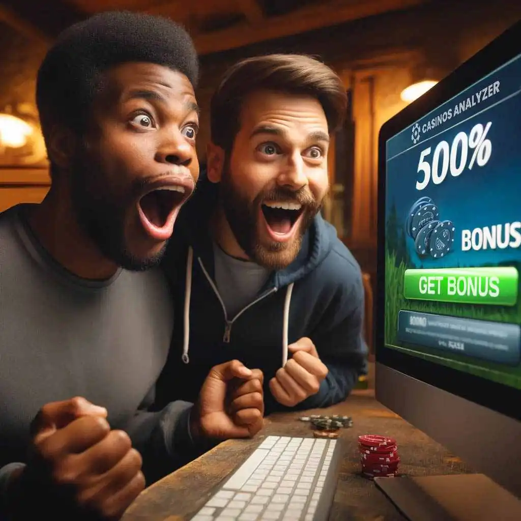 Male friends are claiming 500% bonus casino provided by casinos analyzer