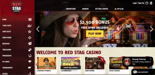 Redstag first screen