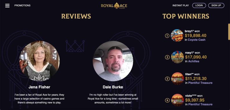 Royal ace first screen