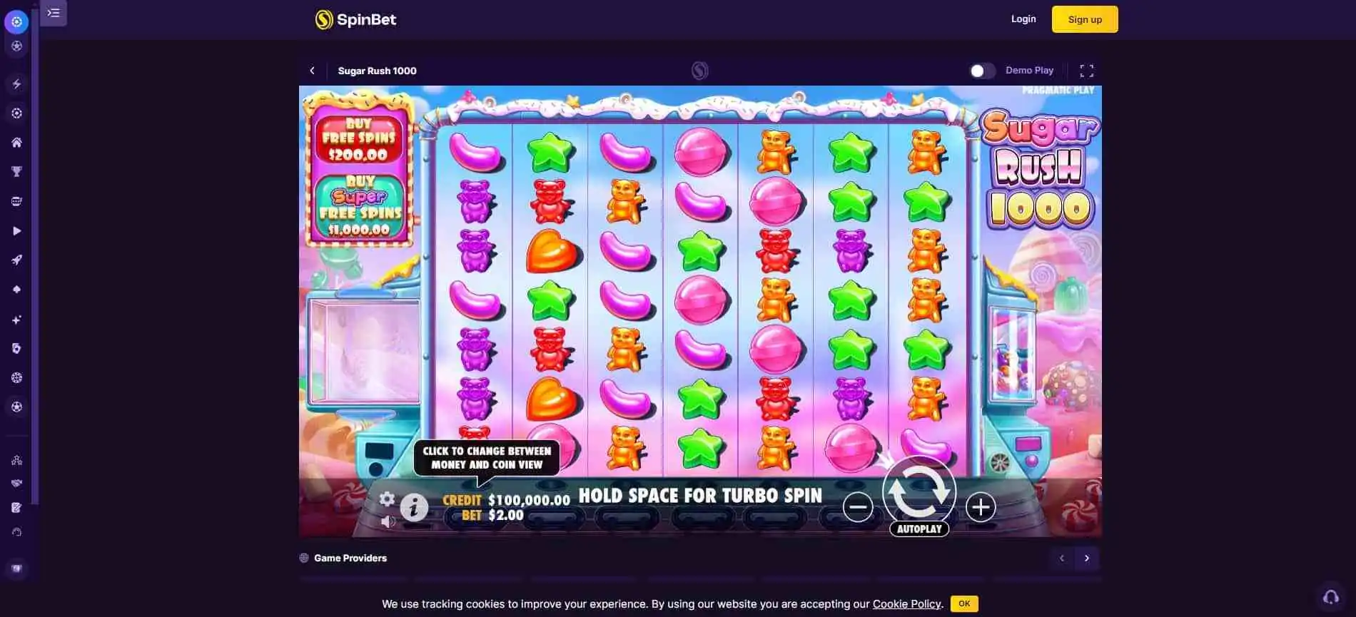SpinBet Casino Game